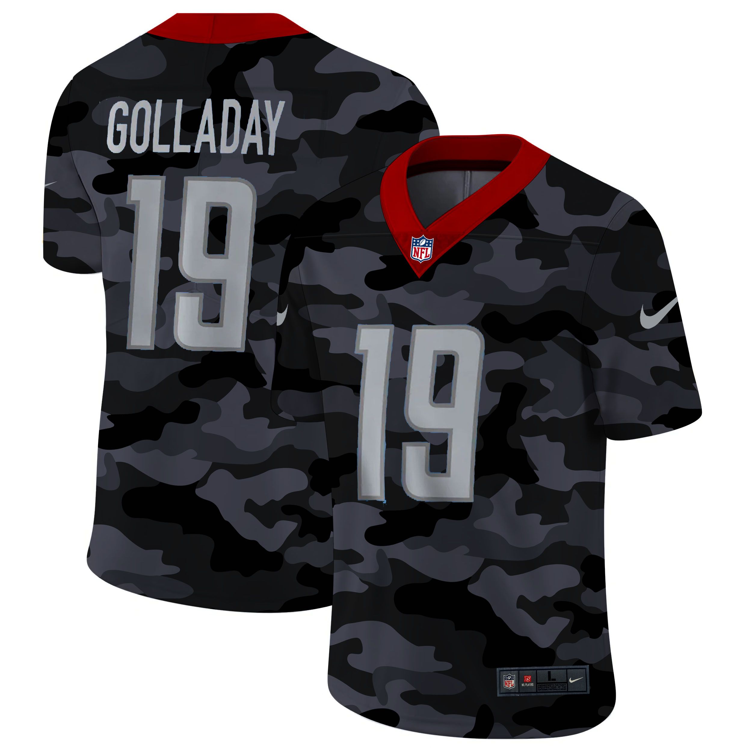 Men Detroit Lions #19 Golladay 2020 Nike 2ndCamo Salute to Service Limited NFL Jerseys